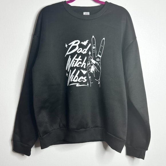 Bad Witch Vibes" Women's Sweater - Embrace Your Inner Magic - Picture 1 of 1